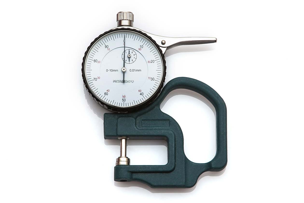 Fotografia de produto - medidor de espessura
